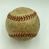 Ted Williams 1945 World War 2 Pearl Harbor Navy All Stars Signed Baseball JSA