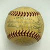 1953 New York Yankees World Series Champs Team Signed Baseball Mickey Mantle JSA