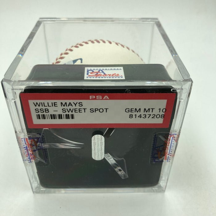 Willie Mays "Say Hey" Signed Major League Baseball PSA Graded 10 GEM MINT