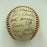 1939 Cleveland Indians Team Signed American League Baseball JSA COA Bob Feller