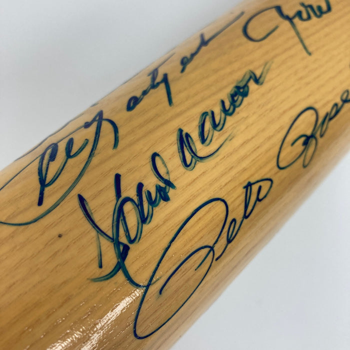 3,000 Hit Club Multi Signed Baseball Bat Willie Mays Hank Aaron 16 Sigs PSA DNA