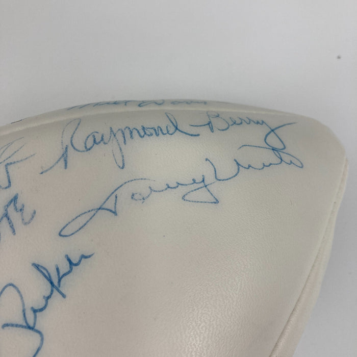 1958 Baltimore Colts NFL Champs Team Signed Football Johnny Unitas Estate JSA