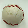 Woody Allen & Kevin Bacon Signed Baseball PSA DNA COA Movie Star