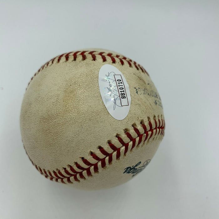 Derek Jeter "MVP" Signed Game Used Official 2000 All Star Game Baseball JSA COA