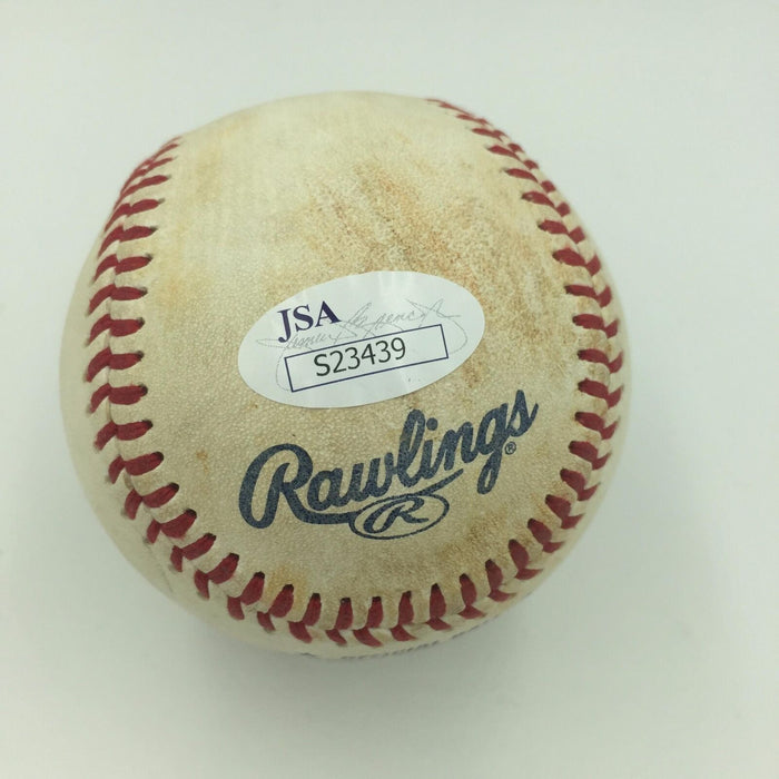 Gary Sanchez Pre Rookie Signed Game Used Official Minor League Baseball JSA COA