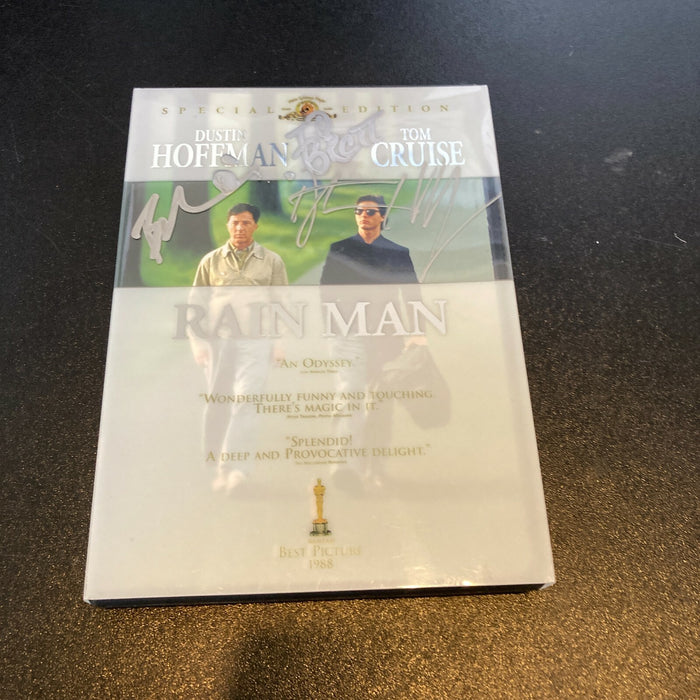 Dustin Hoffman & Barry Levinson Signed Rain Man DVD Movie With JSA COA