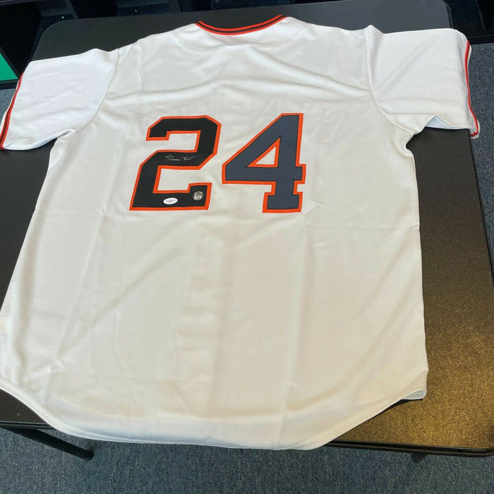 Willie Mays Signed Authentic Majestic San Francisco Giants Jersey With JSA COA