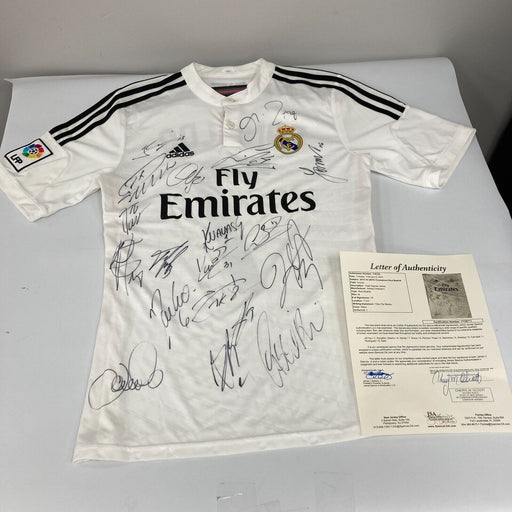 Cristiano Ronaldo 2015 Real Madrid UEFA Champs Team Signed Adidas Jersey JSA COA