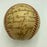 Phil Rizzuto 1940 Kansas City Blues Rookie Minor League Team Signed Baseball JSA