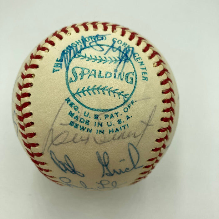 1976 American League All Star Game Team Signed Baseball Thurman Munson JSA COA
