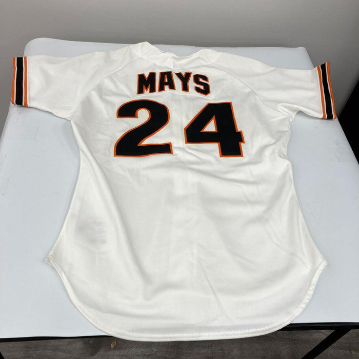 Willie Mays Signed San Francisco Giants 1989 Game Model Jersey JSA COA