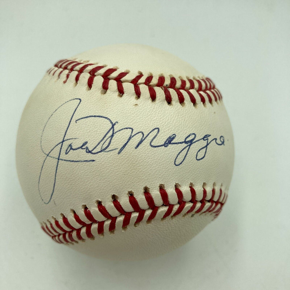 Beautiful Joe Dimaggio Signed Autographed American League Baseball With JSA COA