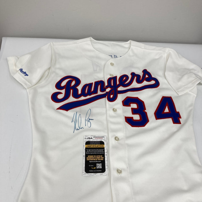 Nolan Ryan Signed 1989 Authentic Game Model Texas Rangers Jersey With JSA COA