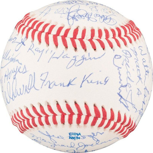 Beautiful Negro League Legends Multi Signed Baseball 35 Sigs With JSA COA