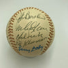 1948 Cleveland Indians World Series Champs Team Signed Baseball JSA COA
