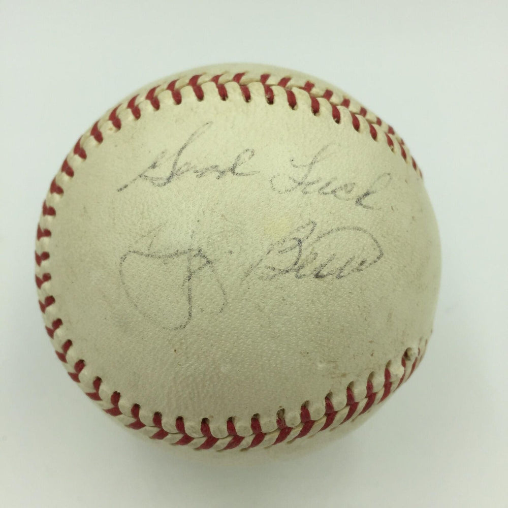 Vintage 1960's Yogi Berra Signed National League Giles Baseball PSA DNA COA