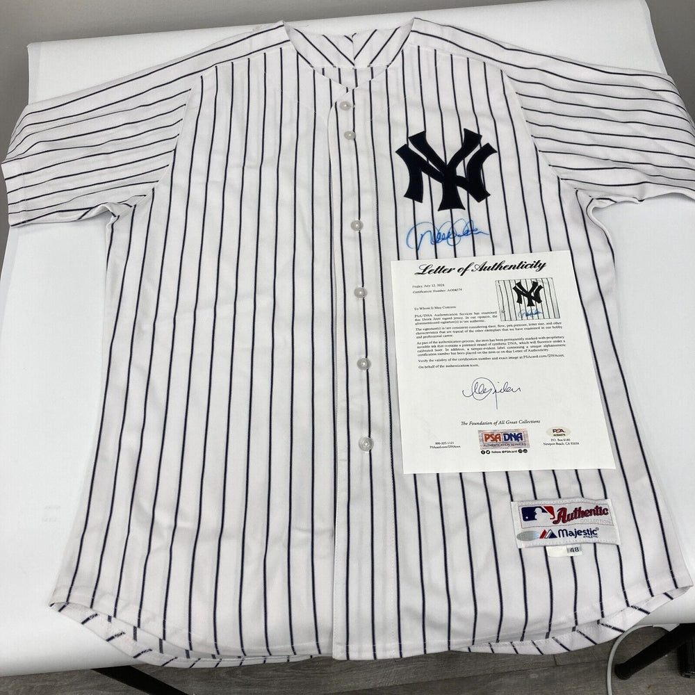 Derek Jeter Signed 2006 New York Yankees Game Used Jersey PSA, BAS & Steiner COA