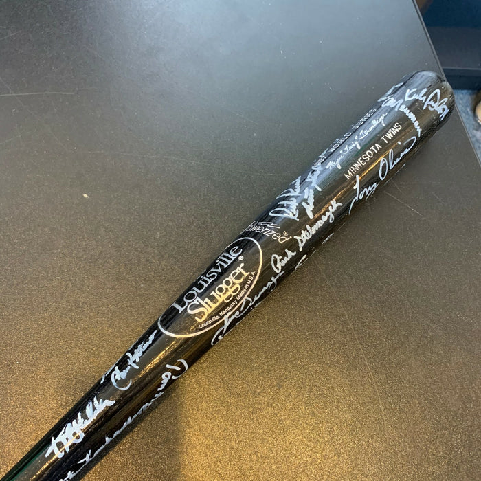 1987 Minnesota Twins World Series Champs Team Signed W.S. Bat Kirby Puckett JSA
