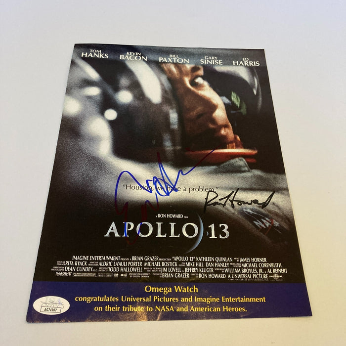 Ed Harris & Ron Howard Signed Autographed Apollo 13 Movie Poster JSA COA