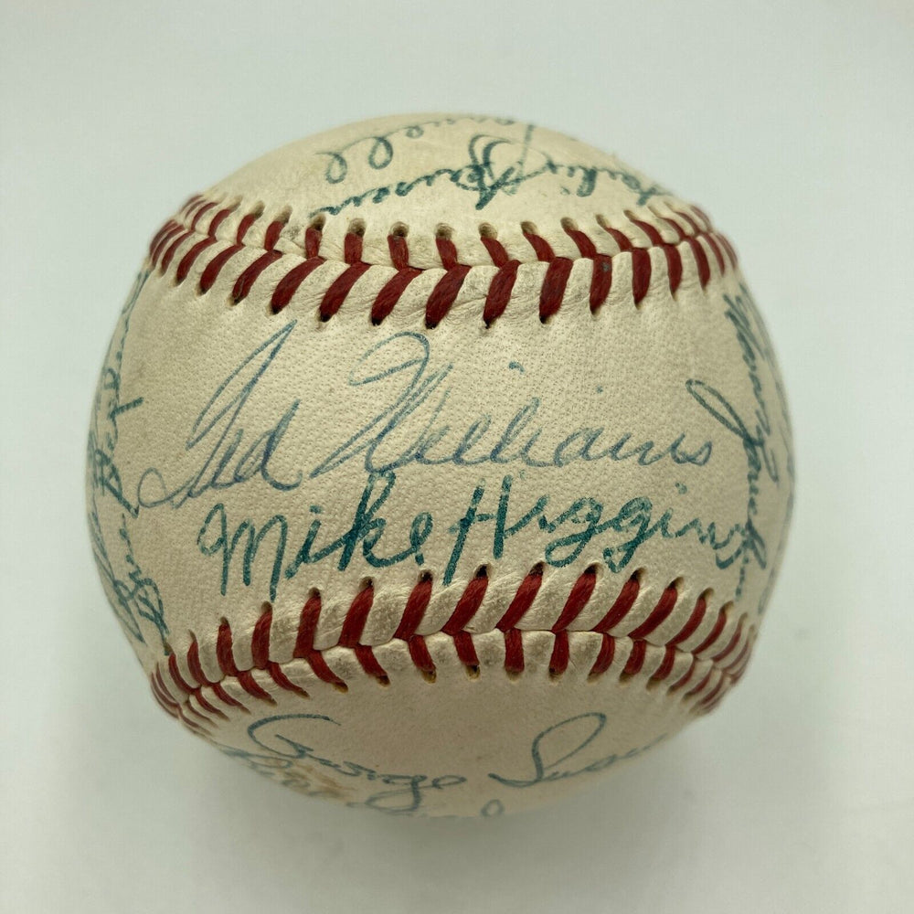 1955 Boston Red Sox Team Signed Official American League Baseball