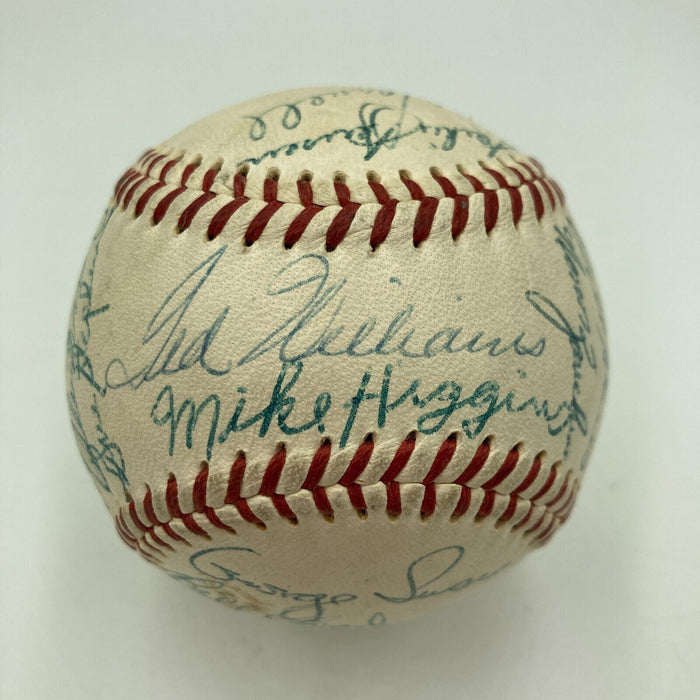 1955 Boston Red Sox Team Signed Official American League Baseball