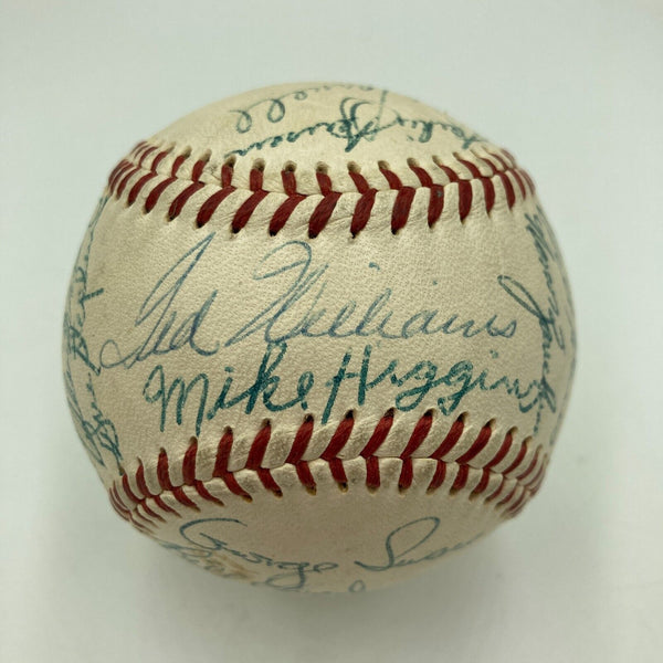 1955 Boston Red Sox Team Signed Official American League Baseball