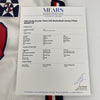 1992 Clyde Drexler Signed Game Used Team USA Olympics Jersey MEARS & JSA COA