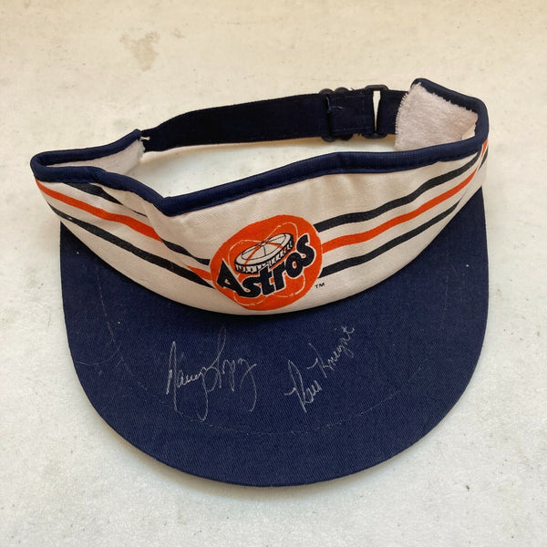 Ray Knight & Wife Nancy Lopez Signed Autographed Houston Astros 1980's Hat
