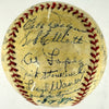 Honus Wagner 1945 Pittsburgh Pirates Team Signed National League Baseball BAS