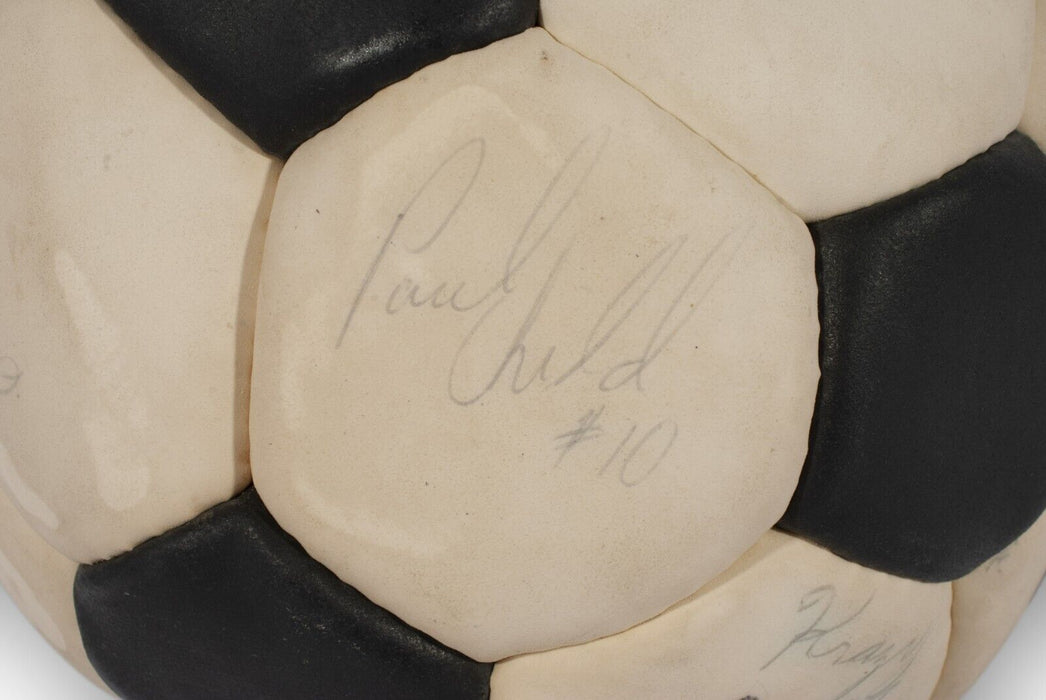 Pele 1970's New York Cosmos Team Signed Vintage Soccer Ball PSA DNA COA