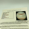 William (Bill) Eckert Single Signed Baseball 4th Commissioner Of Baseball JSA