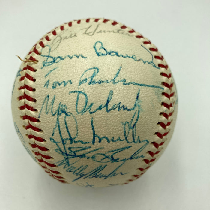Beautiful 1967 Baltimore Orioles Team Signed American League Baseball JSA COA