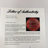 Bill Russell Full Name Signed Heavily Inscribed STAT Basketball #9/11 PSA DNA
