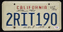 Willie Mays "Hall Of Fame 1979" Signed California License Plate PSA DNA COA