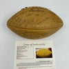 1965 Pro Bowl Team Signed Football 35 Sigs With Jim Brown JSA COA
