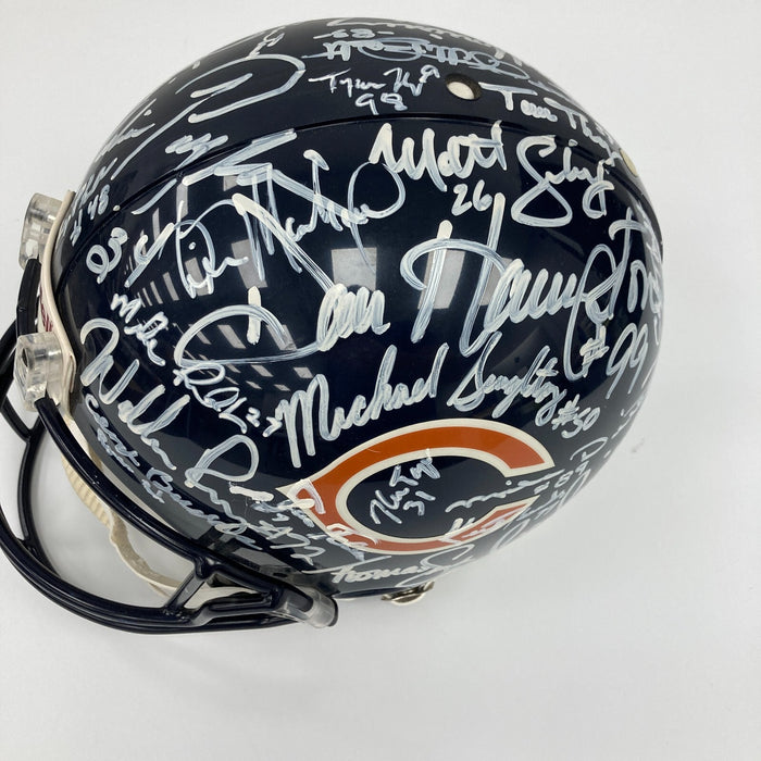 The Finest 1985 Chicago Bears Super Bowl Champs Team Signed Helmet PSA DNA COA