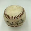Babe Ruth Single Signed 1928 American League Baseball JSA COA