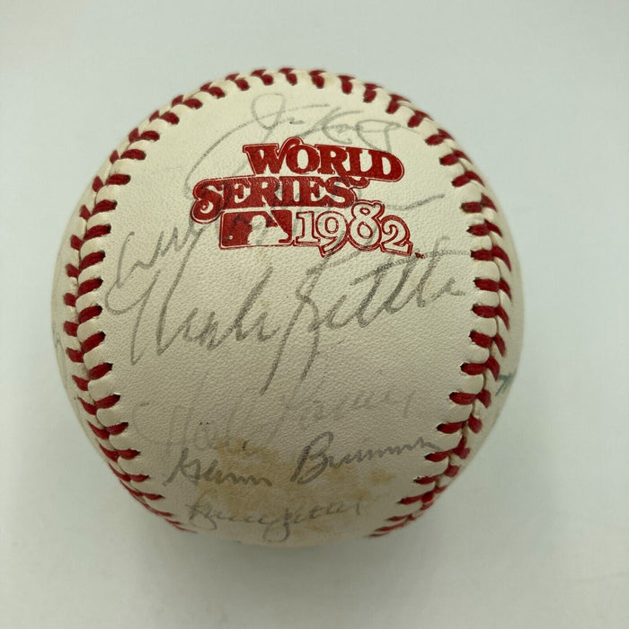 1982 St. Louis Cardinals World Series Champs Team Signed Baseball PSA DNA
