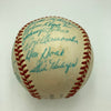 The Finest 1955 Brooklyn Dodgers Team Signed Baseball Jackie Robinson PSA DNA 8