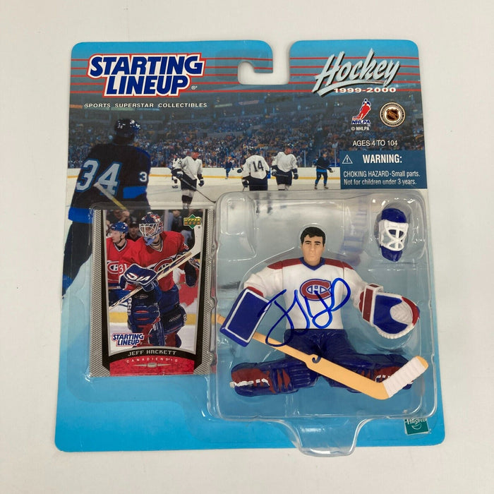 Jeff Hackett Signed Autographed Starting Lineup SLU With JSA COA