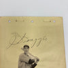 Joe Dimaggio 1930's Rookie Era Signed Album Page JSA COA