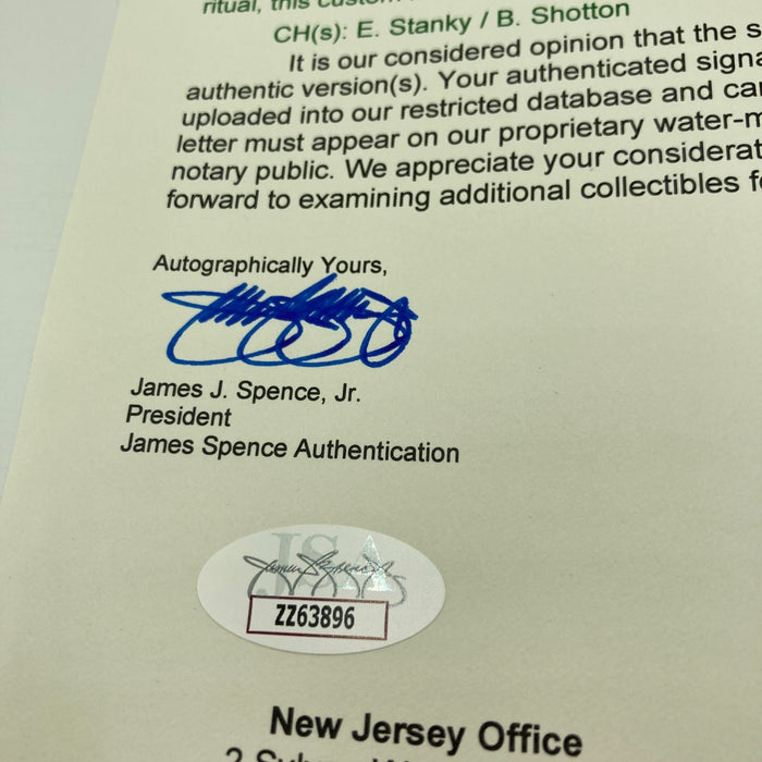 Jackie Robinson Rookie 1947 Brooklyn Dodgers Team Signed Baseball JSA COA