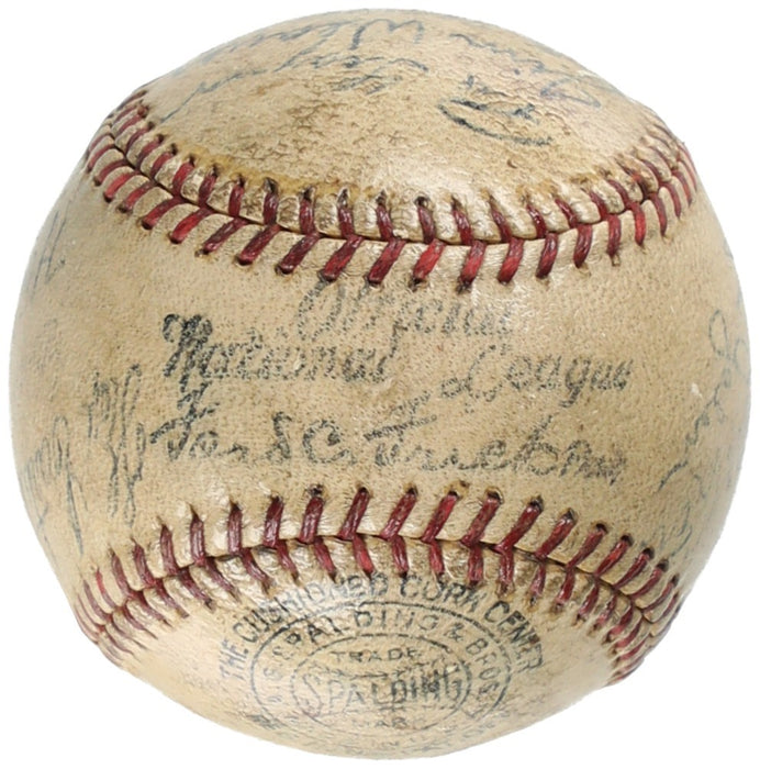 Honus Wagner & Pie Traynor 1935 Pittsburgh Pirates Team Signed Baseball JSA COA