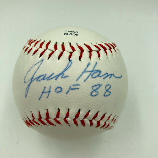 Jack Ham HOF 1988 Signed Autographed Baseball NFL HOF Beckett COA