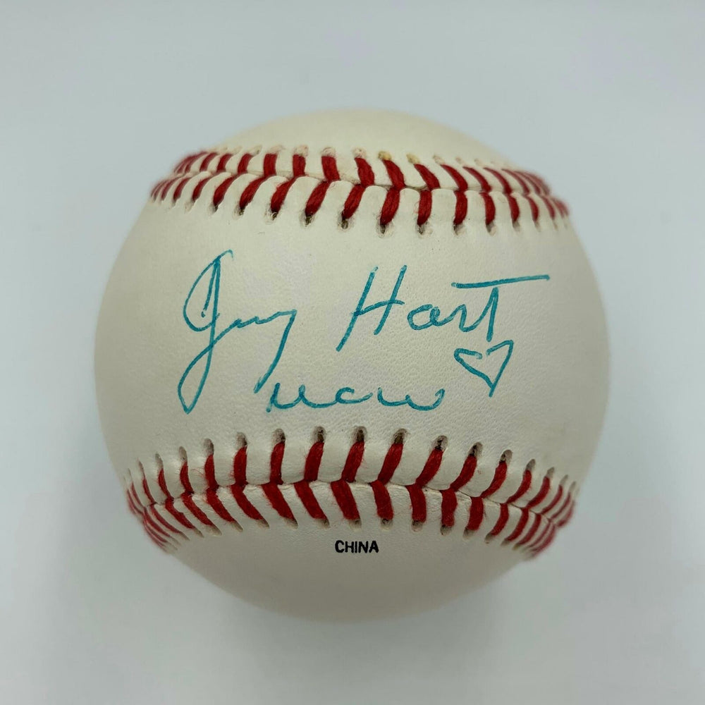 Jimmy Hart Single Signed Autographed Baseball WWE Wrestling With JSA COA
