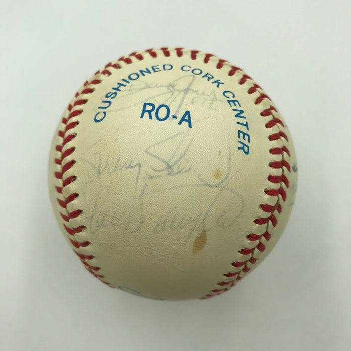 1987 Cleveland Indians Team Signed Official American League Baseball Joe Carter