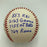 Bill Mazeroski Signed Heavily Inscribed Career STAT Baseball Reggie Jackson COA