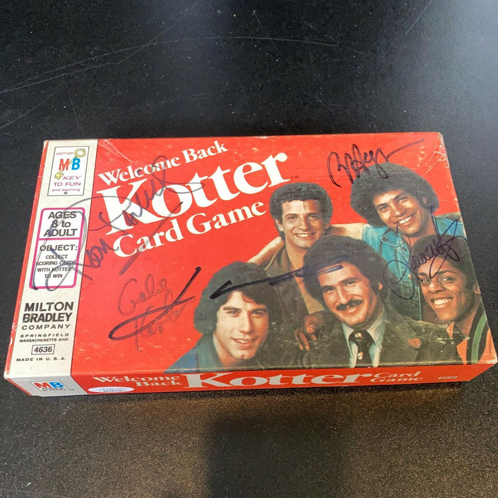 John Travolta Welcome Back Kotter Cast Signed 1976 Vintage Game JSA COA