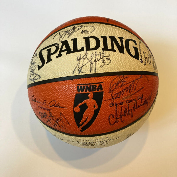 2001 WNBA All Star Game Team Signed Official Game Basketball