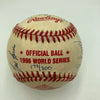 1996 Yankees Team Signed World Series Baseball Derek Jeter Mariano Rivera JSA